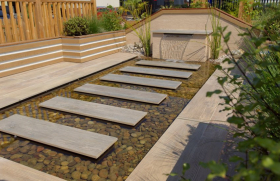 DECKWOOD PREMIUM PORCELAIN PAVING - 1200 x 295 x 20mm - BUFF