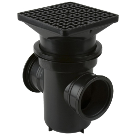 BRETT UNDERGROUND INLET RODDABLE GULLY 90 DEGREE OUTLET SQUARE GRID