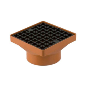 BRETT SQUARE ROAD GULLY HOPPER + 110mm SOLVENT SOCKET
