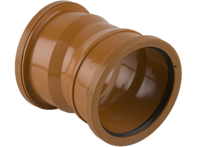 BRETT UNDERGROUND DRAIN PIPE DOUBLE SOCKET BEND 11.25 DEG. - 110mm
