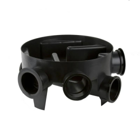 BRETT UNDERGROUND 450mm INSPECTION CHAMBER WITH 5 INLETS & 3 PLUGS - 110mm