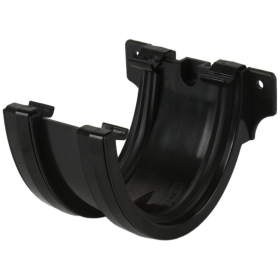 BRETT GUTTERING DEEPSTYLE HIGH CAPACITY UNION BRACKET 115mm - BLACK