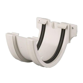 BRETT GUTTERING DEEPSTYLE HIGH CAPACITY UNION BRACKET 115mm - WHITE