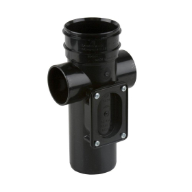 BRETT DOWNPIPE ACCESS PIPE - BLACK