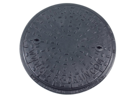 CLARK DRAIN SOLID TOP DUCTILE IRON MANHOLE COVER & FRAME | 450mm DIA