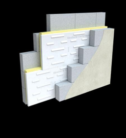 PIR INSULATION CAVITY WALL FOIL FACED BOARD - 1200 x 450 x 60mm