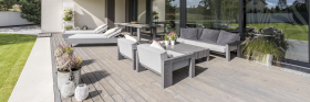 TIMBER DECK PACK - 4.8m x 4.5m    (21m2)    CONTAINS DECK BOARDS & JOISTS