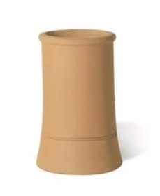 CHIMNEY POT TAPERED ROLL TOP | 300mm | BUFF