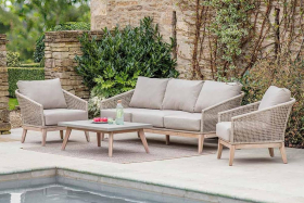 GARDEN TRADING LYNTON LUXURY 3 SEATER SOFA SET
