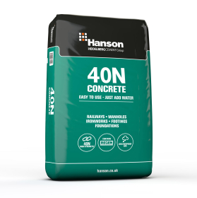 HEIDELBERG 40N CONCRETE POLY BAG |  20KG    (GREEN BAG)