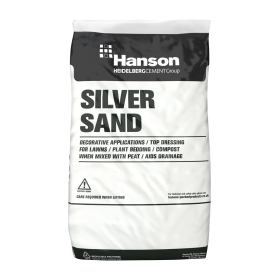 HEIDELBERG SILVER SAND POLY BAG | 20KG    ( WHITE BAG )