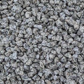 SILVER GREY GRANITE 20mm - DECORATIVE AGGREGATE -  BULK LOOSE