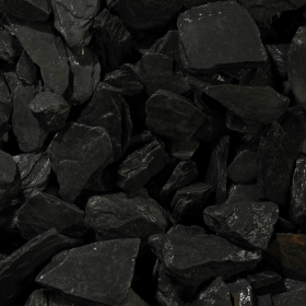 CHARCOAL SLATE DECORATIVE AGGREGATE 40mm |  BULK BAG     (PRE-PACKED BAG)