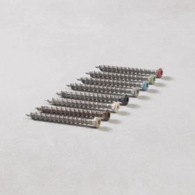 MILLBOARD ENVELLO CLADDING COLOURED HEAD SCREWS l 4.0 x 40mm l BOX OF 100 l SAGE GREEN
