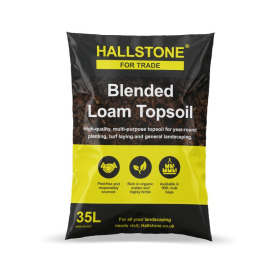 HALLSTONE BLENDED LOAM TOPSOIL | 35 LITRE BAG