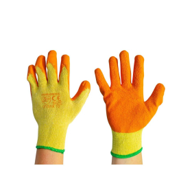 SCUDO LATEX GRIP GLOVES (LRG SIZE 10) | ORANGE