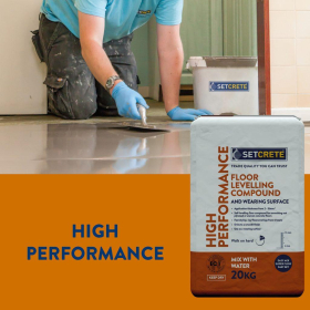 SETCRETE HIGH PERFORMANCE FLOOR LEVELLING COMPOUND | 20KG BAG