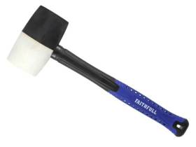 BLACK WHITE FIBREGLASS MALLET