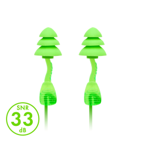 MOLDEX TWISTERS TRIO CORD REUSABLE EARPLUGS     MOL6451