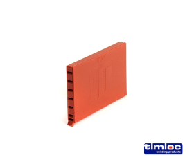 TIMLOC CAVITY WALL WEEP VENT | 65 x 10 x 100mm | TERRACOTTA