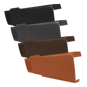 TIMLOC DRY VERGE PROFILED TILE UNIT LEFT HAND | BROWN