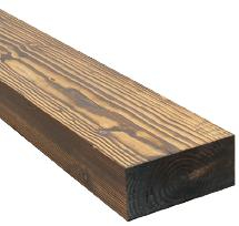 CHARRED BRUSHWOOD SLEEPERS (TREATED) | 195 x 95 x 2400mm (8')