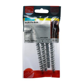 TIMCO MULTI FIX BOLT | 8 x 100     (BAG 4)