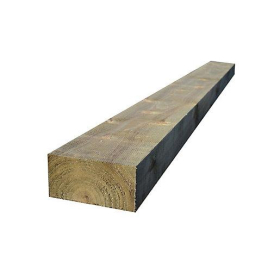NEW SOFTWOOD RAILWAY SLEEPERS (TANALISED) | 200 x 100 x 2400mm    (8')