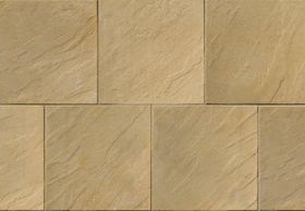 TOBERMORE RIVEN PAVING-  450 x 450 x 35mm - BUFF