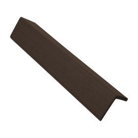 EasyFit COMPOSITE DECK ANGLE COVER STRIP 55 x 55 x 3600mm WALNUT
