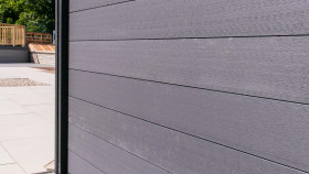 * EasyFit COMPOSITE FENCE PANEL - 20 x 160 x 1800mm - SILVER GREY
