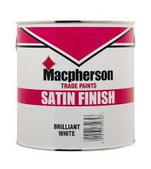 MACPHERSON SATIN FINISH WHITE 1LTR 5027873