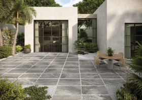 BODO SPANISH EXCLUSIVE PORCELAIN PAVING - 600 x 600 x 20mm - ANTHRACITE