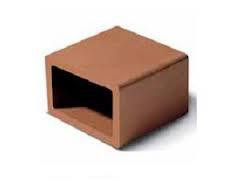 RED BANK CLAY CAVITY WALL BRIDGING DUCT LINER - 215 x 65mm - TERRACOTTA
