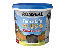 RONSEAL FENCELIFE PLUS+ 5LTR CHARCOAL GREY