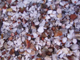 ROUGHCAST AGGREGATE - DURITE - 6mm - RED/GREY/WHITE - 25kg BAG