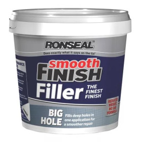 BIG HOLE SMOOTH FINISH WALL FILLER - 1.2KG - WHITE