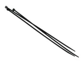 FAI/FULL CABLE TIES (100) BLACK 250mm x 4.8mm