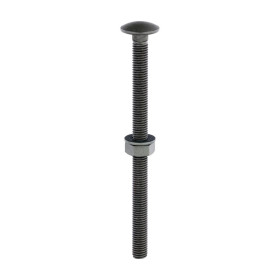 TIMCO INDEX CARRIAGE BOLT NUT + WASHER - M10 x 150mm    (PACK OF 10)