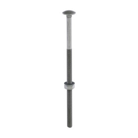 TIMCO INDEX CARRIAGE BOLT NUT + WASHER - M10 x 220mm    (PACK OF 10)