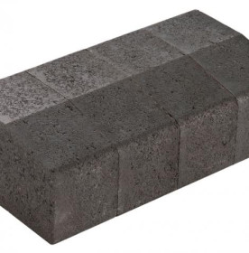 TOBERMORE KERB LARGE KL STRAIGHT - 200 x 127 x 100mm - CHARCOAL